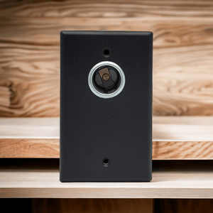 Conversions Technology Wall Plates & Covers 12 Volt Universal Outlet Wall Plate  |  Black