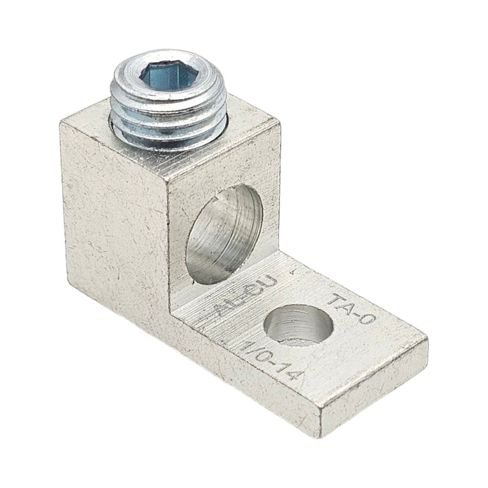 Conversions Technology Aluminum Single Barrel Connectors 14 AWG - 1/0 AWG - 1/4"