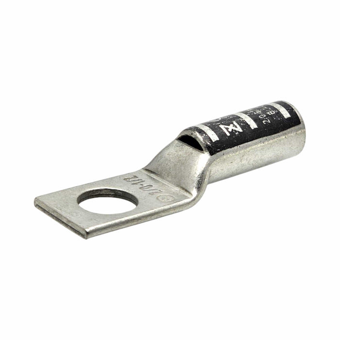 Conversions Technology Copper Long Barrel One Hole Compression Lug 2/0 AWG 1/2-inch Bolt Size