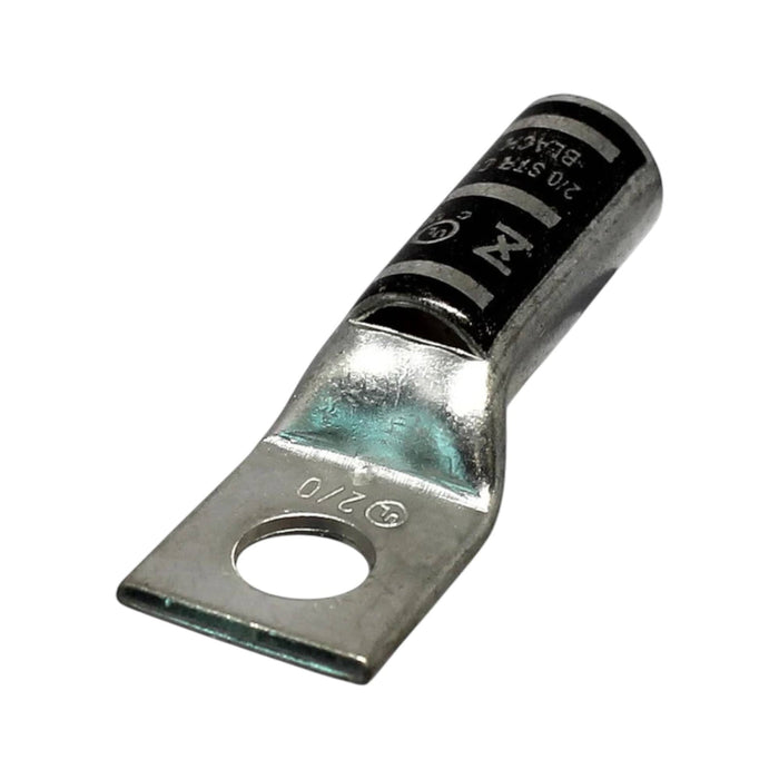 Conversions Technology Copper Long Barrel One Hole Compression Lug 2/0 AWG 5/8-inch Bolt Size