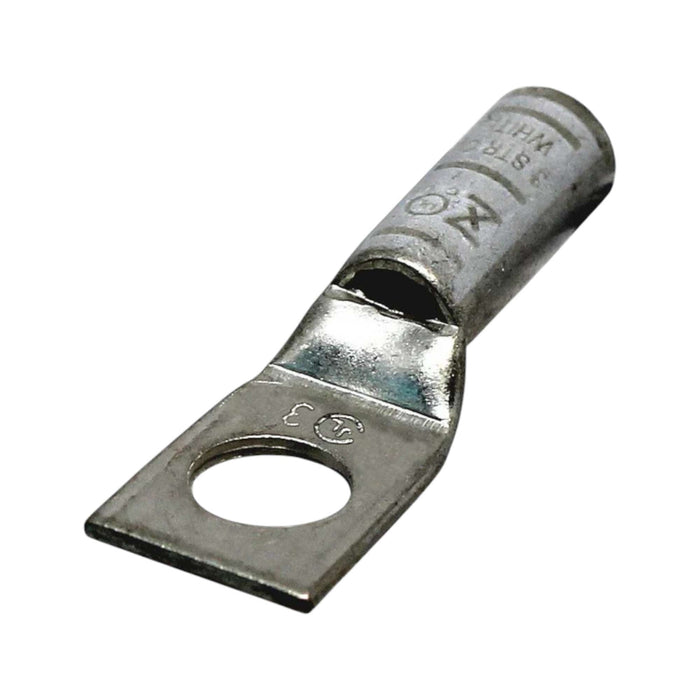 Conversions Technology Copper Long Barrel One Hole Compression Lug 3 AWG 1/2-inch Bolt Size