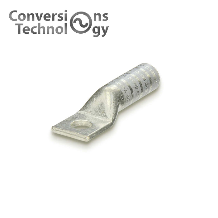 Conversions Technology Copper Long Barrel One Hole Compression Lug 300 MCM 3/8-inch Bolt Size