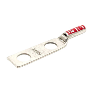 Conversions Technology Copper Long Barrel Two Hole Compression Lugs 8 AWG 1/2-inch Bolt Size