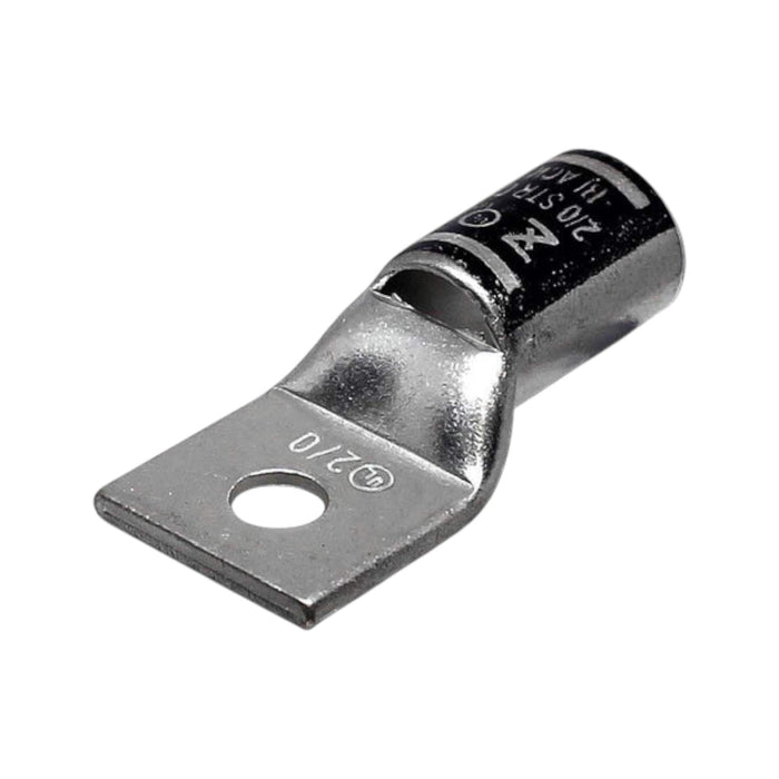 Conversions Technology Copper Short Barrel One Hole Compression Lugs 2/0 AWG 1/2-inch Bolt Size