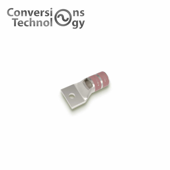 Conversions Technology Copper Short Barrel One Hole Compression Lugs 500 MCM 5/8-inch Bolt Size