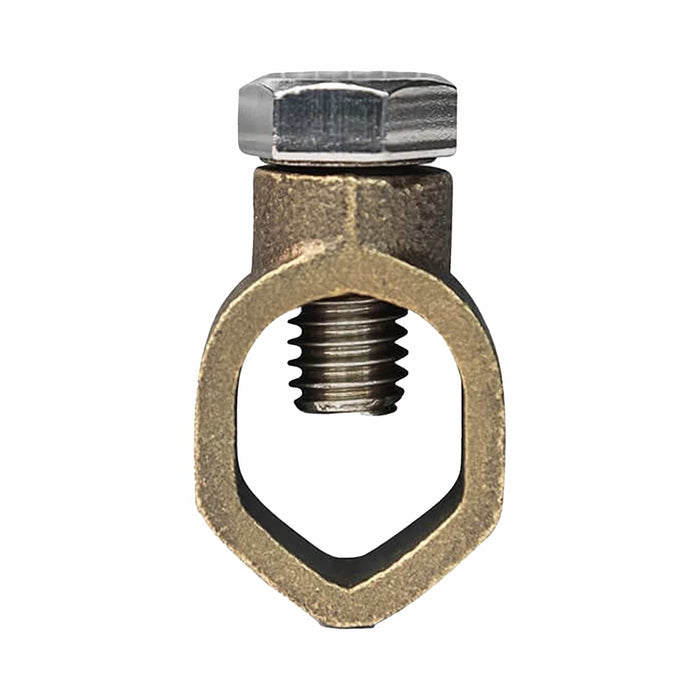 Conversions Technology Electrical Ground Rod Clamp 1/0 AWG to 10 AWG - 1/2 to 5/8" Stud Size