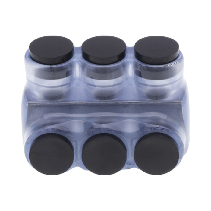 conversions Technology Electrical Insulated Tap Connectors 3 port dual-side Entry 2/0AWG - 6AWG