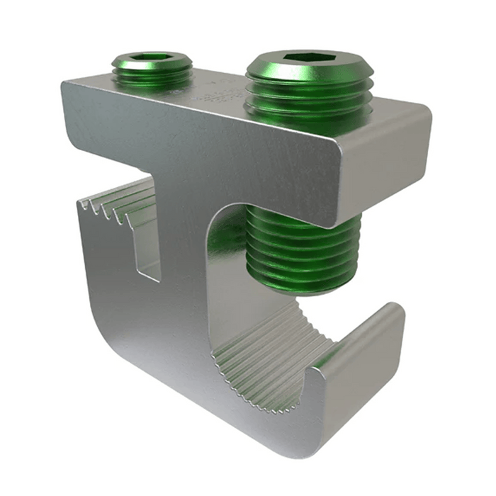 Conversions Technology Internal Hex Aluminum Ground Connector | Dual Rated | Conductor Range 250-6 | Electro-Tin Plated | UL | CSA
