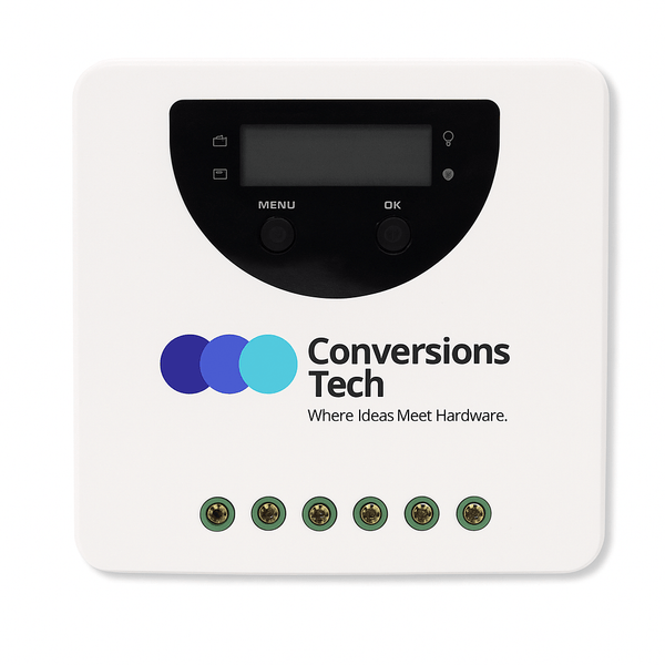 Conversions Technology MPPT Solar Charger Controller 20A/20A, 12V/24V auto 100V max solar voltage