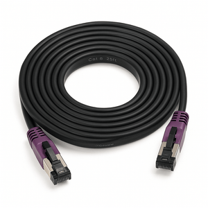 Sigma Wire & Cable Network Patch Cables Patch Cord  |  Cat8,  S/FTP Stranded Bare Copper,  Round  25ft