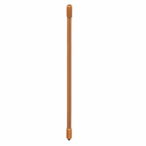 Conversions Technology Sectional Copper Bonded Steel Grounding Rod 1/2 X 6 FT