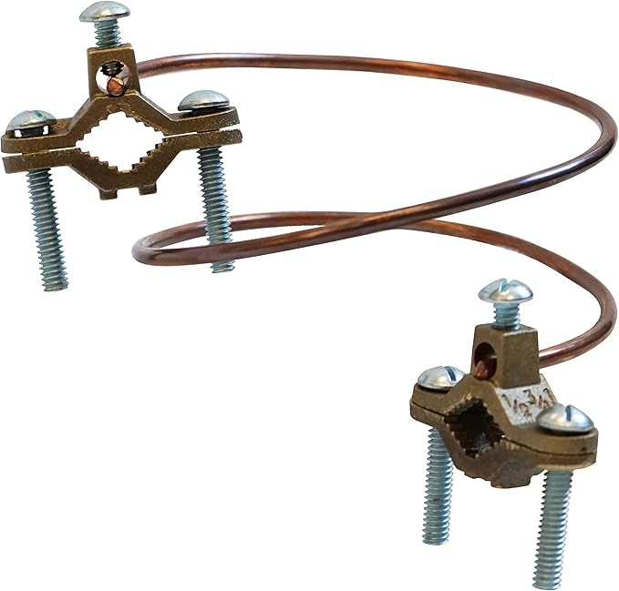 Conversions Technology Electrical Water Heater Bonding Kit 2 AWG 10AWG