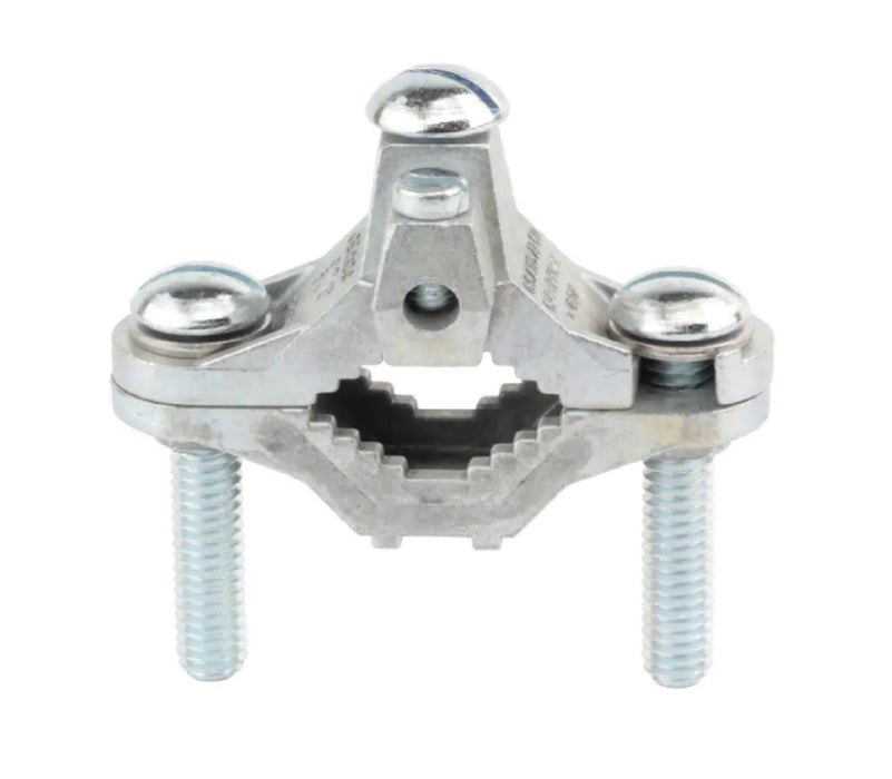 Conversions Technology 1/2 in. to 1 in. Zinc Ground Clamp for #8 SOL/STR to #6 STR Wire