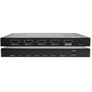 Conversions Technology Audio & Video Splitters & Switches 1x4 HDMI 2.0b 18Gbps Splitter | Slim Design, 5V