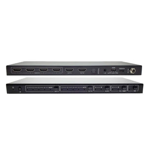 Conversions Technology Audio Video Matrix 4x2 HDMI 2.0 Matrix Switcher with Audio Extractor/Scale/ARC/EDID