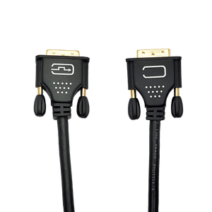 Conversions Technology Audio Video Cable-organized Audio Video Cable  |  DVI  Premium,  Black Aluminum Mold,  50ft