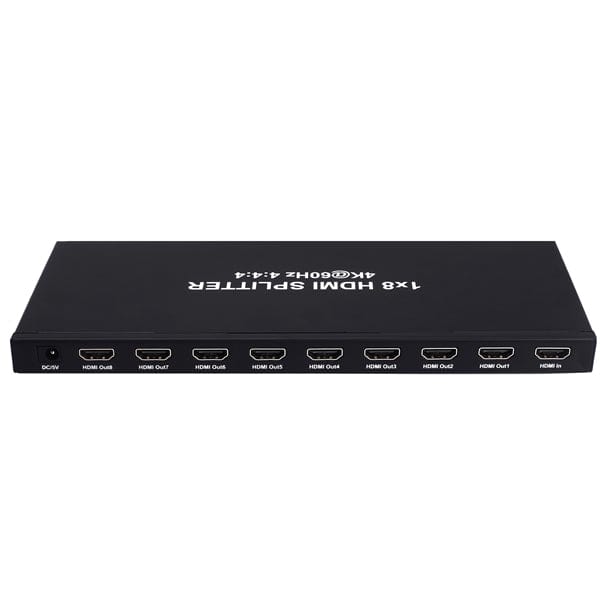 Conversions Technology Audio Video Splitter Audio Video Splitter | 1x8 HDMI Splitter | Support 4k, UHD