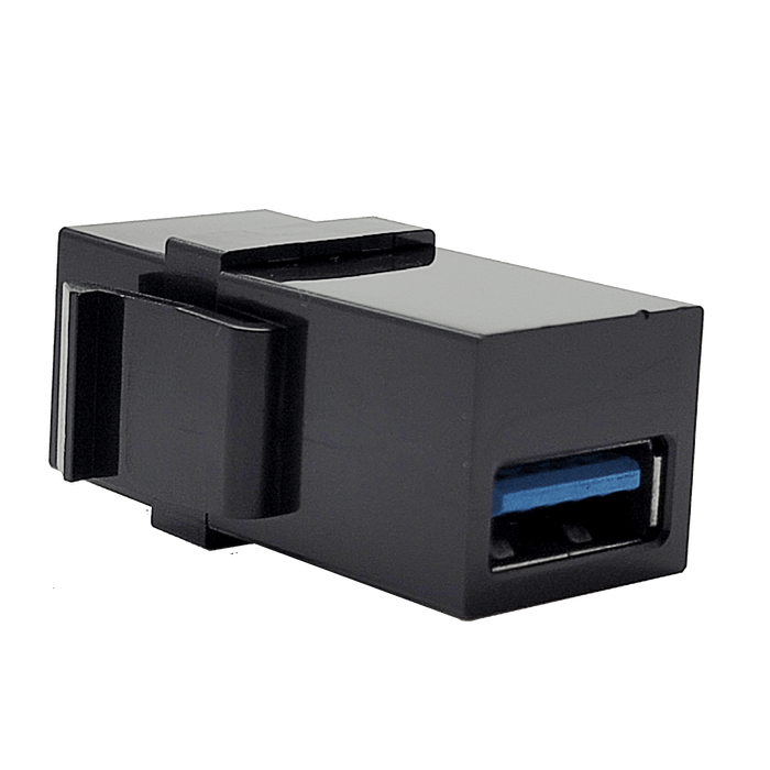 Conversions Technology Keystone Black Keystone Insert | USB 3.0, Coupler Jack