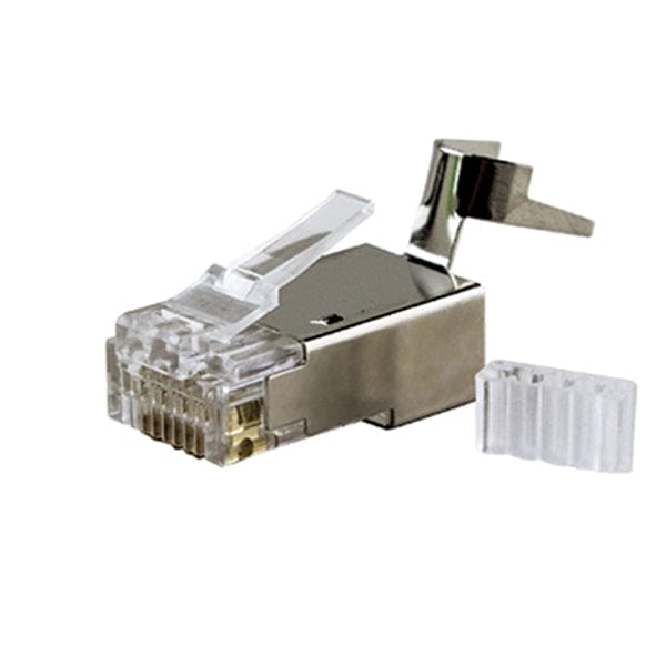 Conversions Technology Connectors Connector | RJ45, CAT6A/7 8P8C Modular Plug, Shielded (50 pcs)
