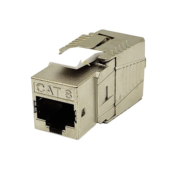Conversions Technology Modular Plug Connector RJ45 | Cat8 8P8C Modular, Field Terminable Plug, Shielded, Snap-In Boot