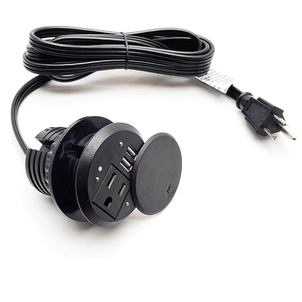 Conversions Technology Hardware > Power & Electrical Supplies > Power Outlets & Sockets Embedded Desktop Power | Slide out power with 2 USB and 1 AC outlet