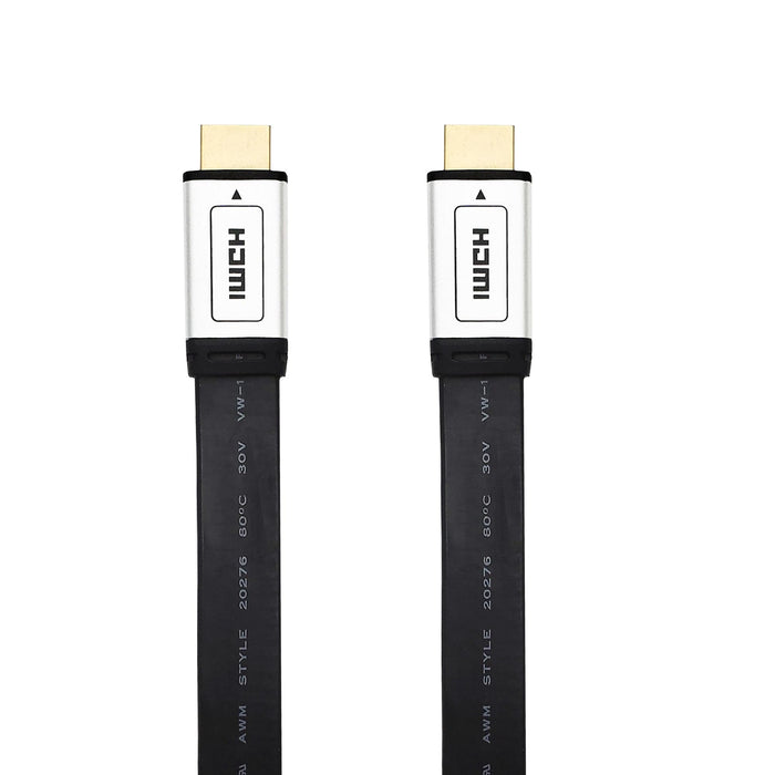 conversions Technology Audio Video Cable 9 FT HDMI Flat Cable High Speed w/Ethernet, Flat (Multiple Lengths Available)