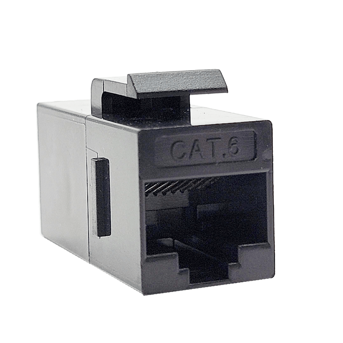 Conversions Technology Keystone Keystone Insert | Cat6 Coupler, Unshielded, Black