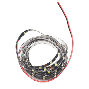 Conversions Technology LED Ribbon Lighting LED  |  Ribbon Light,  Cool White,  60leds/m,  8mm,  12V,  12 inch leads,  black pcb,  IP65  68"