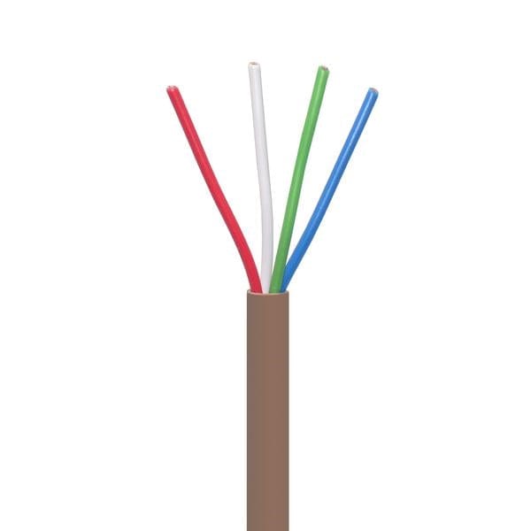 Sigma Wire & Cable Bulk Thermostat Sigma Wire & Cable | Bulk, Thermostat 18/3 CMR; 18AWG, 3C, Unshielded, 500ft Reel (Brown)