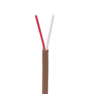 Sigma Wire & Cable Bulk Thermostat Sigma Wire & Cable | Bulk, Thermostat 20/2 CMR; 20AWG, 2C, Unshielded, 500ft Reel (Brown)