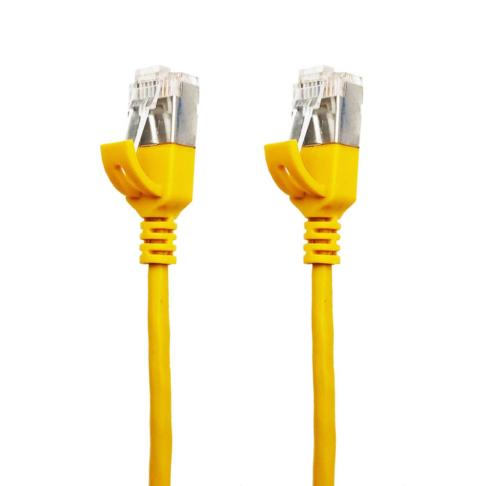 Sigma Wire & Cable Network Patch Cables Sigma Wire & Cable | Sigma7 Super Slim Premium Patch Cable | Cat7, Yellow 10ft