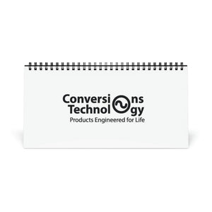 Printify Calendar 10" x 5" / Satin Simplex Desk Calendar
