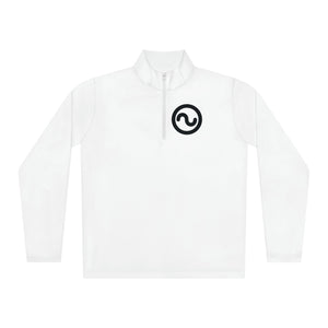 Printify Long-sleeve White / M Unisex Quarter-Zip Pullover