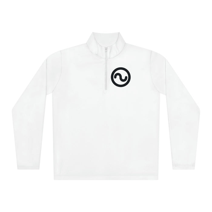 Printify Long-sleeve White / M Unisex Quarter-Zip Pullover
