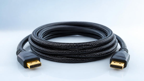Braided HDMI cable with gold-plated connectors | Conversions Tech