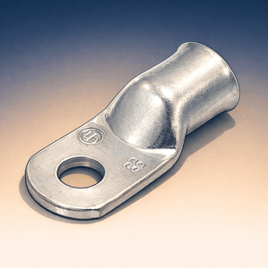 One-hole copper compression lug