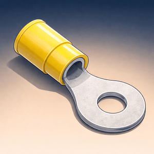 Ring terminal battery cable lugs