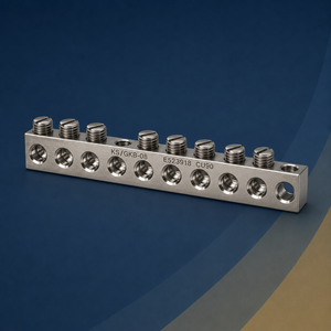 Neutral and ground bars — aluminum 4–24 position, UL listed | Conversions Tech