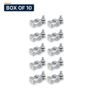 Conversions Tech Electrical > Conduit Fittings > Straps & Hangers Box of 10 ($0.48 ea) 1-1/2 in. Conduit Hanger with Bolt & Nut, Steel | CH-150