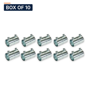Conversions Tech Electrical > Conduit Fittings > EMT Couplings Box of 10 ($1.59 ea) 1-1/2 in. EMT Set-Screw Coupling, Die-Cast Zinc | UL 514B | 3109-0112