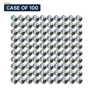 Conversions Tech Electrical > Conduit Fittings > EMT Connectors Case of 100 ($1.34 ea) 1-1/4 in. EMT Compression Connector, Steel | UL 514B | 3101-0114