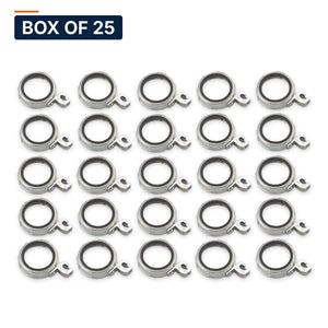 Conversions Tech Box of 25 ($4.16 ea) 1-1/4 in. Insulated Grounding Bushing, Die-Cast Zinc | UL 514B | 3114-0114