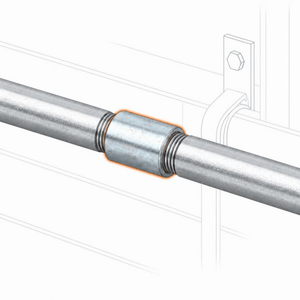 Conversions Tech Electrical > Conduit Fittings > EMT Couplings 1-1/4 in. Rigid Conduit Coupling, Threaded, Steel | UL 514B | 0327