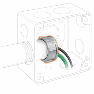 Conversions Tech Electrical > Conduit Fittings > Bushings & Locknuts 1/2 in. Conduit Bushing, Steel | UL 514B | 3113-0012