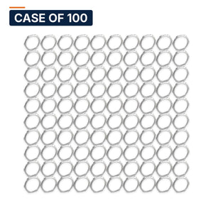 Conversions Tech Electrical > Conduit Fittings > Bushings & Locknuts Case of 100 ($0.06 ea) 1/2 in. Conduit Locknut, Steel | UL 514B | 3111-0012
