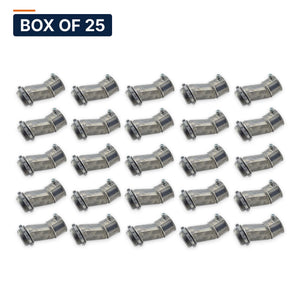 Conversions Tech Electrical > Conduit Fittings > EMT Connectors Box of 25 ($1.64 ea) 1/2 in. EMT Offset Connector, Die-Cast Zinc | UL 514B | MHZ-50