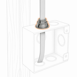 Conversions Tech 1/2 in. Hit-Lock NM Cable Connector, Thermoplastic | UL 514B | HLC-050