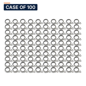 Conversions Tech Electrical > Conduit Fittings > Bushings & Locknuts Case of 100 ($2.04 ea) 1/2 in. Insulated Grounding Bushing, Die-Cast Zinc | UL 514B | 3114-0012