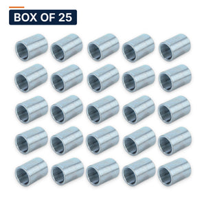 Conversions Tech Electrical > Conduit Fittings > EMT Couplings Box of 25 ($0.44 ea) 1/2 in. Rigid Conduit Coupling, Threaded, Steel | UL 514B | 0324