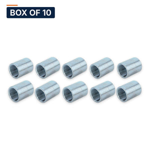 Conversions Tech Electrical > Conduit Fittings > EMT Couplings Box of 10 ($0.45 ea) 1/2 in. Rigid Conduit Coupling, Threaded, Steel | UL 514B | 0324